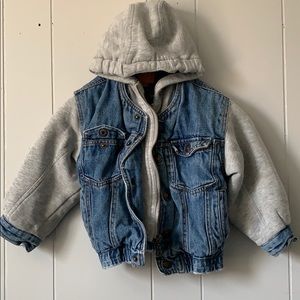 Varsity jean jacket